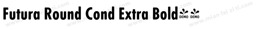Futura Round Cond Extra Bold字体转换